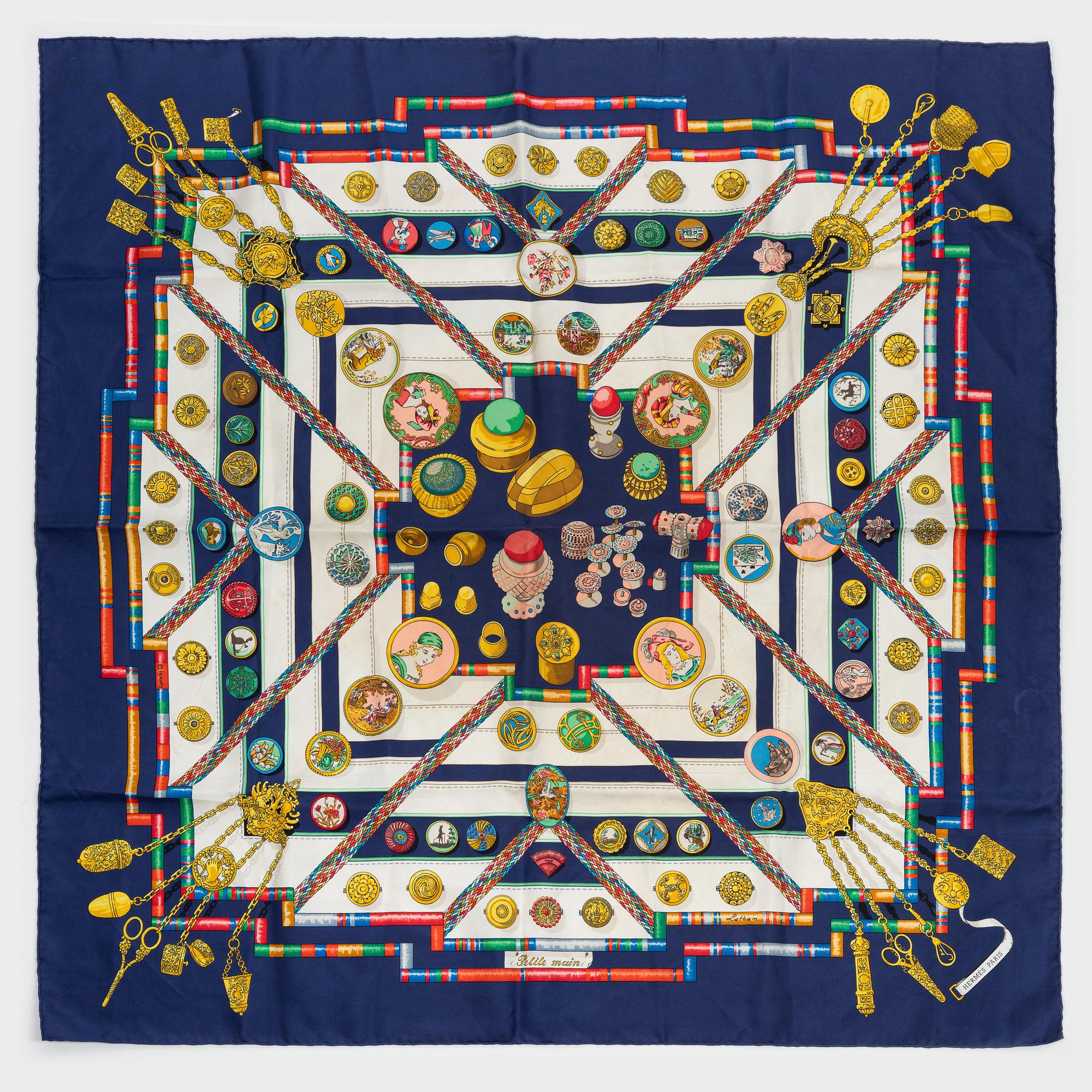 Hermès, scarf, "Petite Main".
