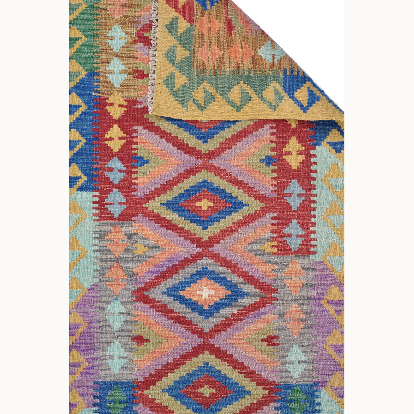 A runner, kilim, ca 187 x 78 cm.
