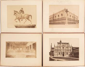 Fotografier 28 st sent 1800-tal Italien.