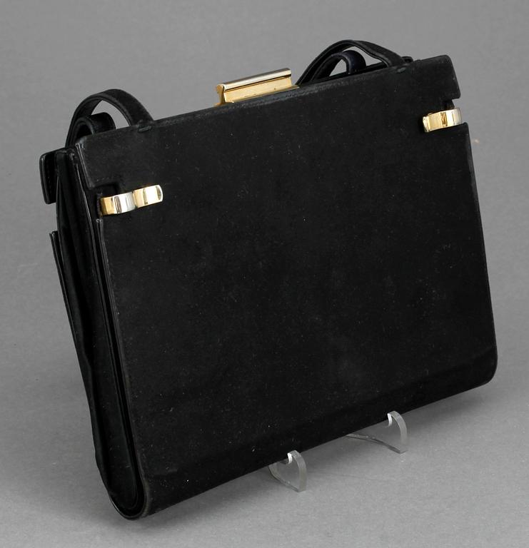 HANDVÄSKA, Gucci, omkring 1900-talets mitt.