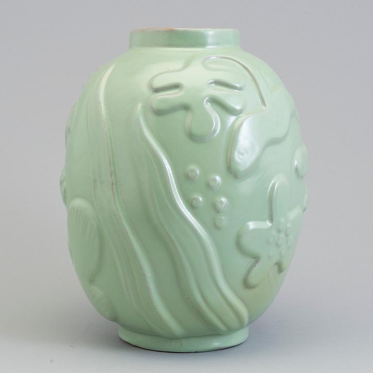 ANNA-LISA THOMSON, golvvas lergods, Upsala Ekeby 1940-tal.