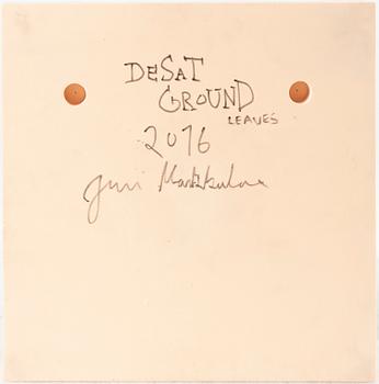 JURI MARKKULA, three dimensional work for wall in pigmented polyvinyl  and polyurethan signed and dated on verso.