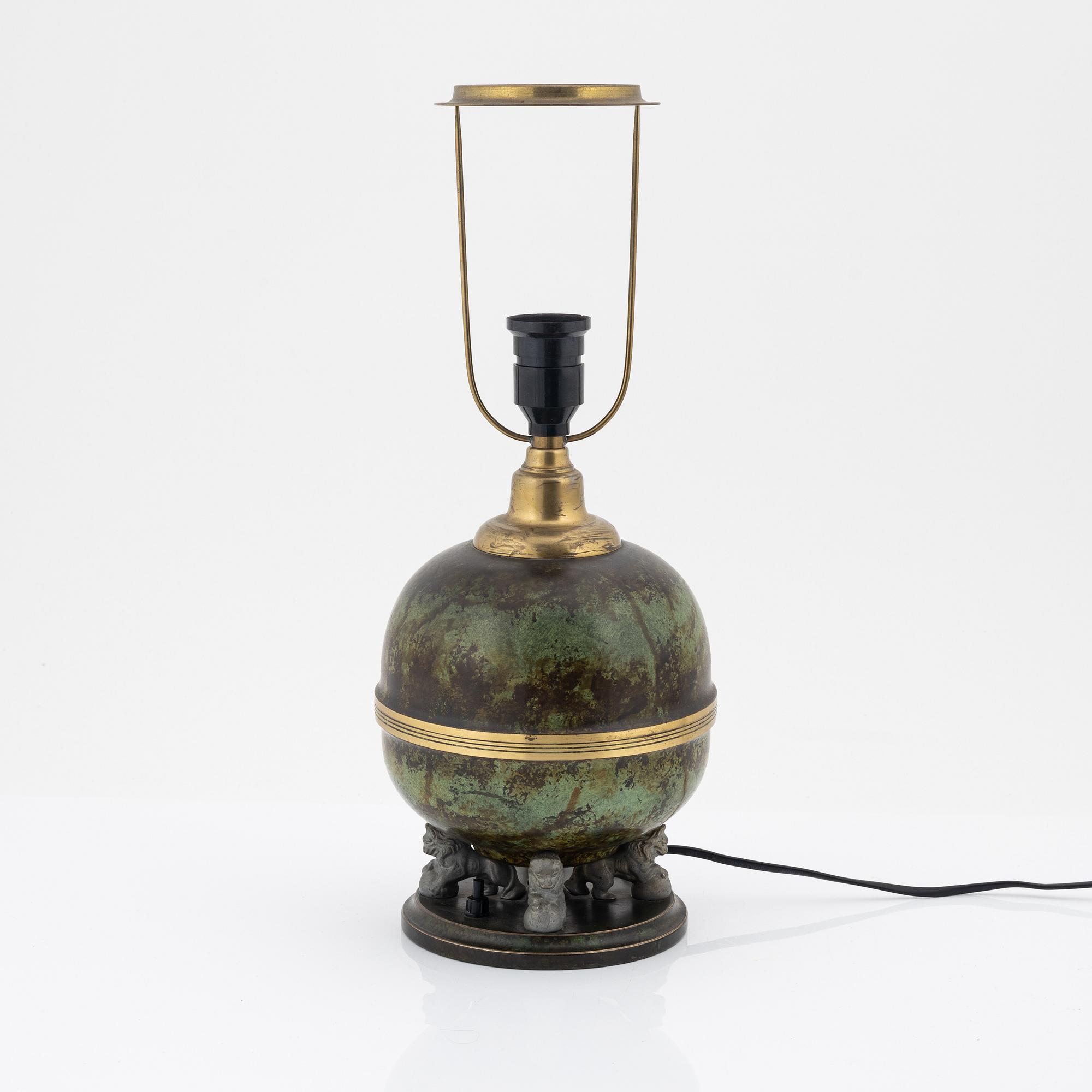 Bordslampa, 1920/30-tal.