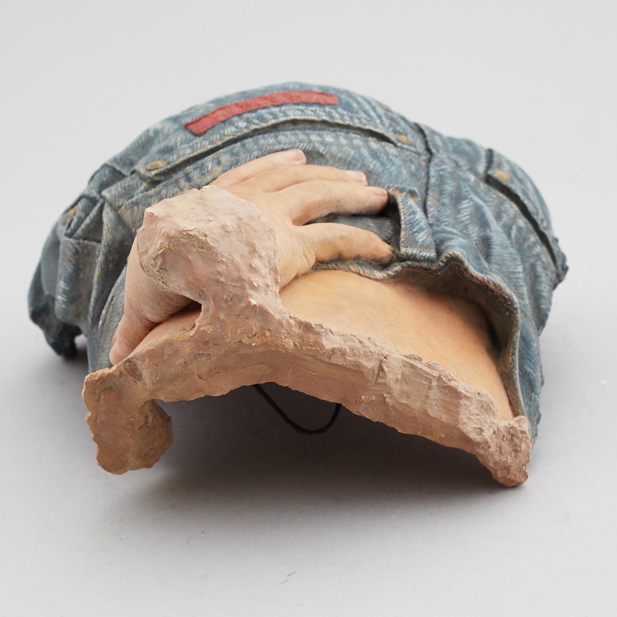 CAROLE FEUREMAN, plaster, 1981, signed and numbered 3/4 on verso.