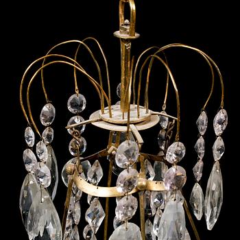 LJUSKRONA, sengustaviansk, omkring sekelskiftet 1800, höjd ca 76 cm.