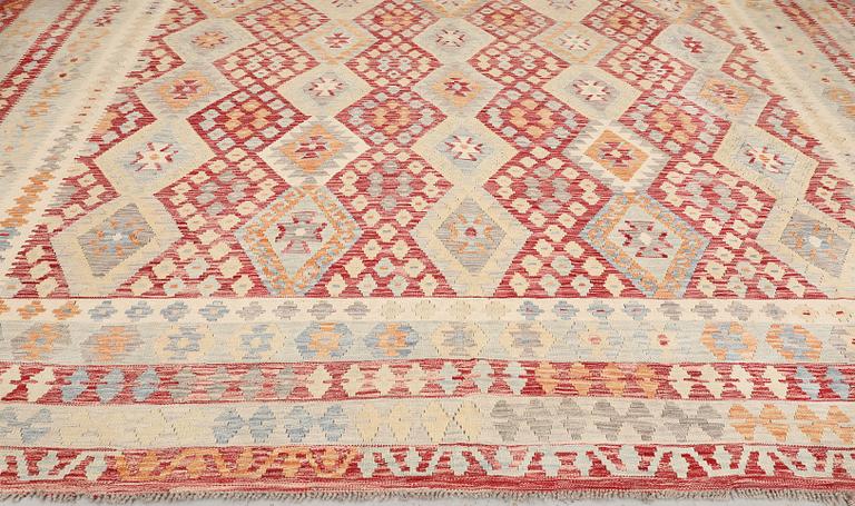 A Kilim carpet, approx. 433 x 369 cm.