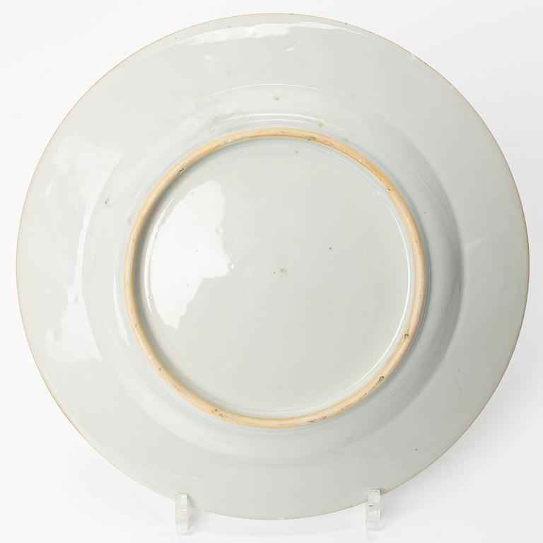 Two plates, Qingdynasty, China, 18th century and around 1900.