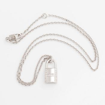 Hermès, halsband, "Kelly Cadenas", 18K vitguld och diamanter.