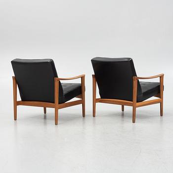 A pair of armchairs, Bröderna Andersson, 1960's.