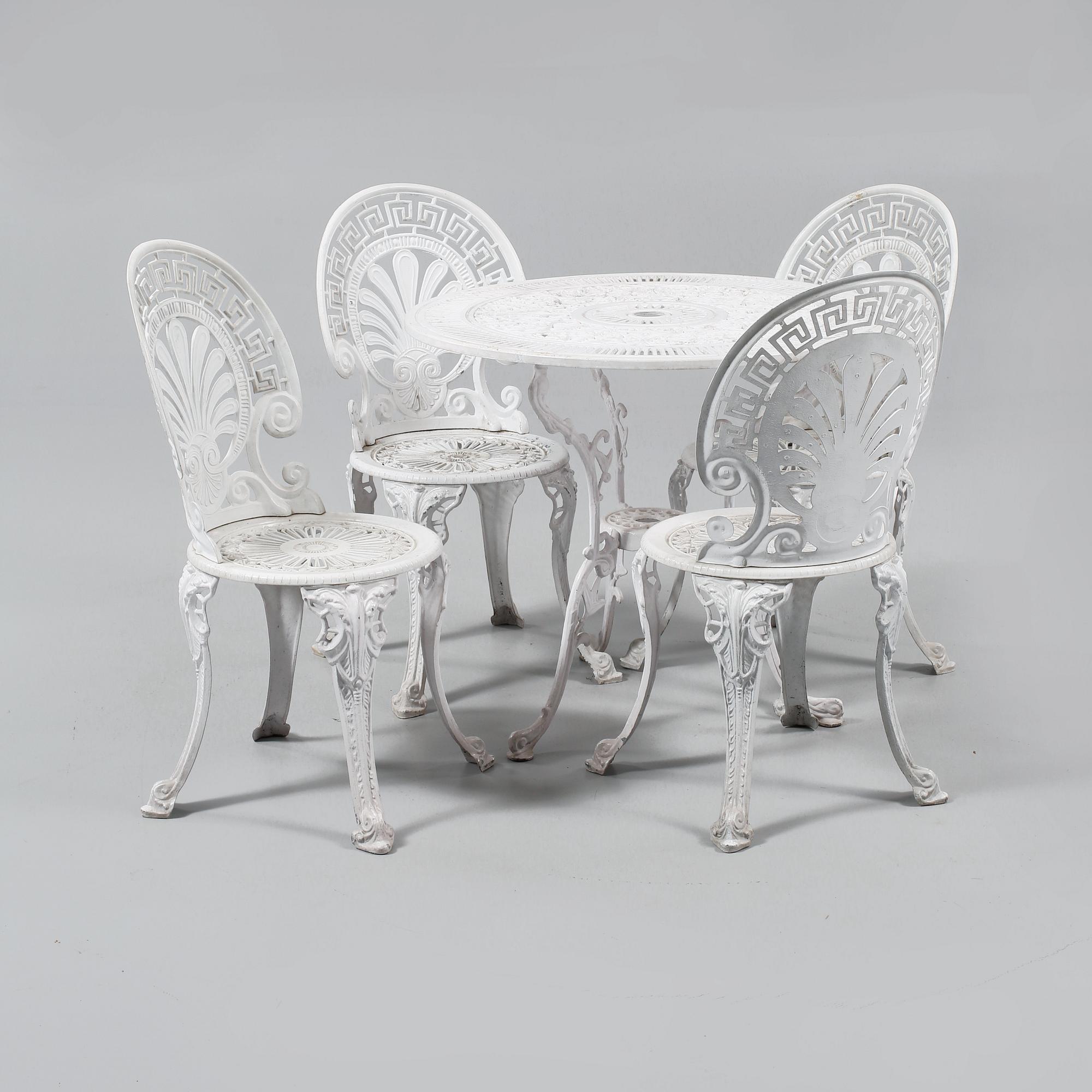 TRÄDGÅRDSGRUPP, 5 delar, 1900-talets andra hälft.