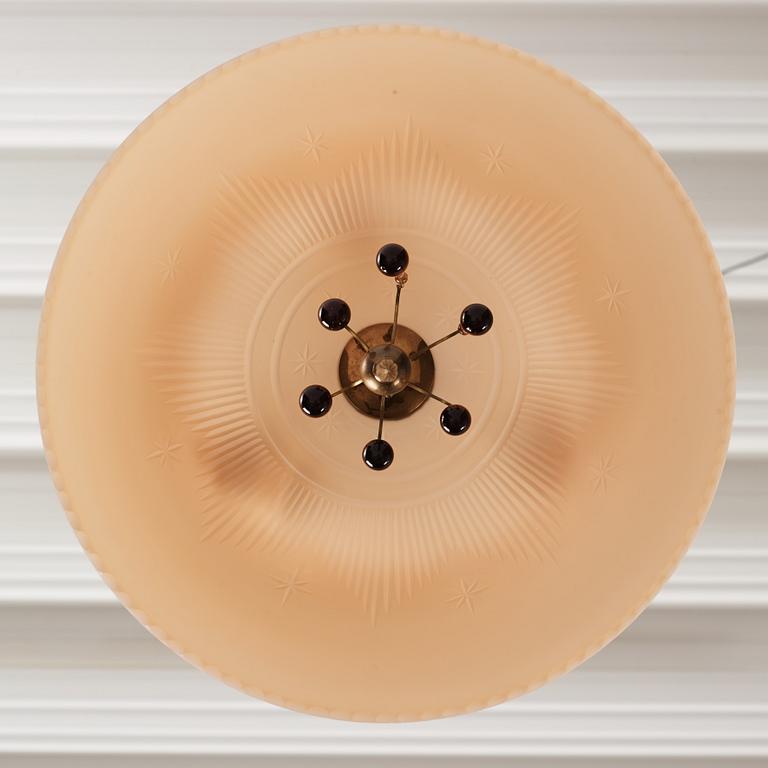 Harald Notini, taklampa, modell "6272", Arvid Böhlmarks Lampfabrik, 1920-30-tal.