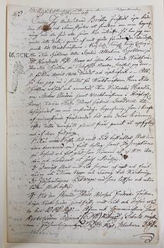 PARTI DOKUMENT, ca 40 st, Sverige 1700- och 1800-tal.