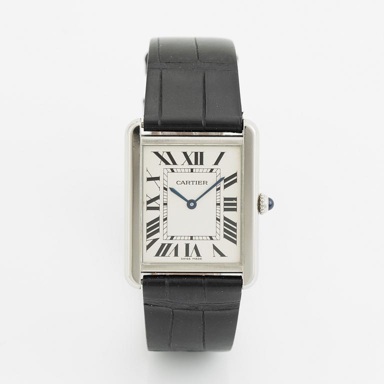 Cartier, Tank Solo, armbandsur, 34,8 mm x 27,4 mm.