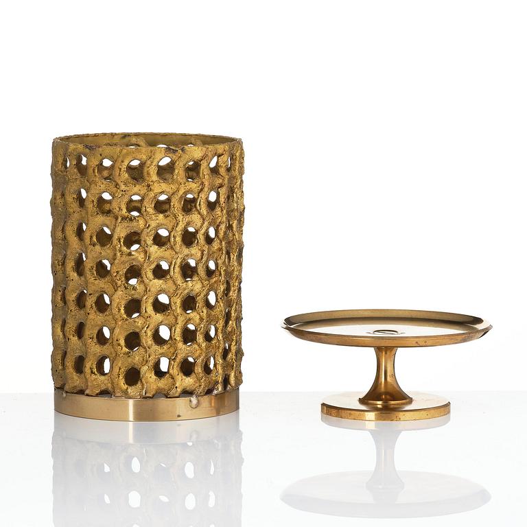 Pierre Forssell, ljuslykta, Skultuna, 1988.