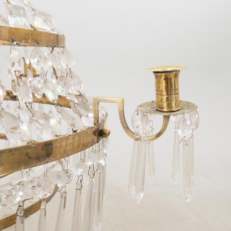 Chandelier, late Gustavian, early 19th century.