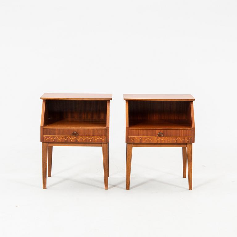 Sängbord ett par 1950-tal.