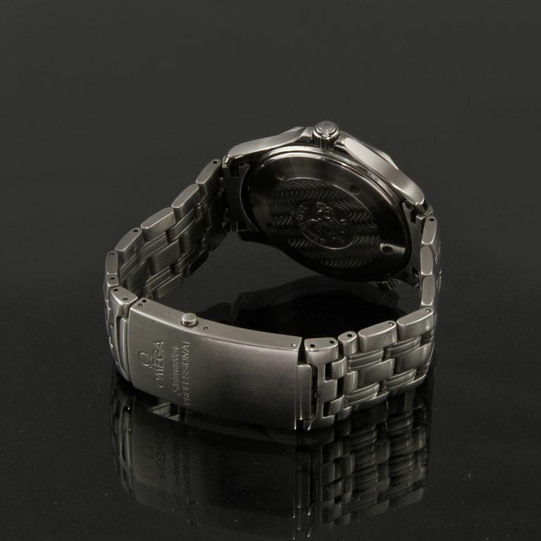 ARMBANDSUR, herr, stål, "seamaster", Omega, 2000.