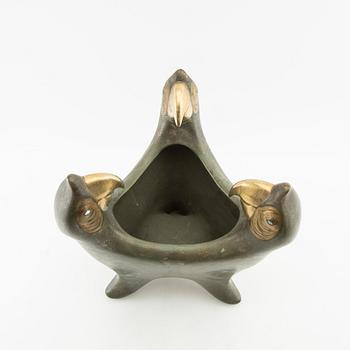 Julius Dressler Urn/Vase Jugendstil Biela near Bodenbach, Bohemia, ca 1910/15.