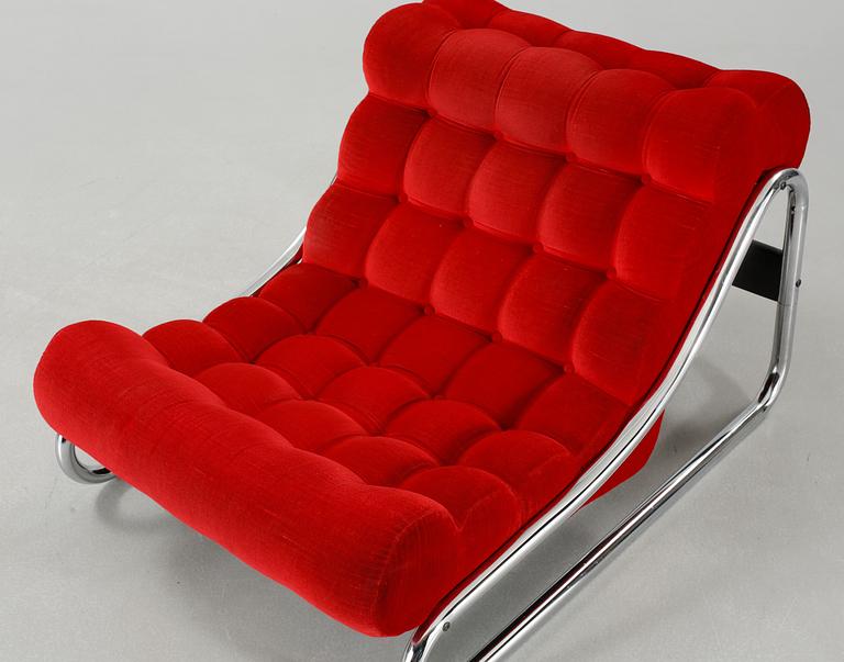 A lounge chair by Gillis Lundgren for Ikea, 1970s.