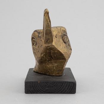 Torsten Renqvist, sculpture, bronze.