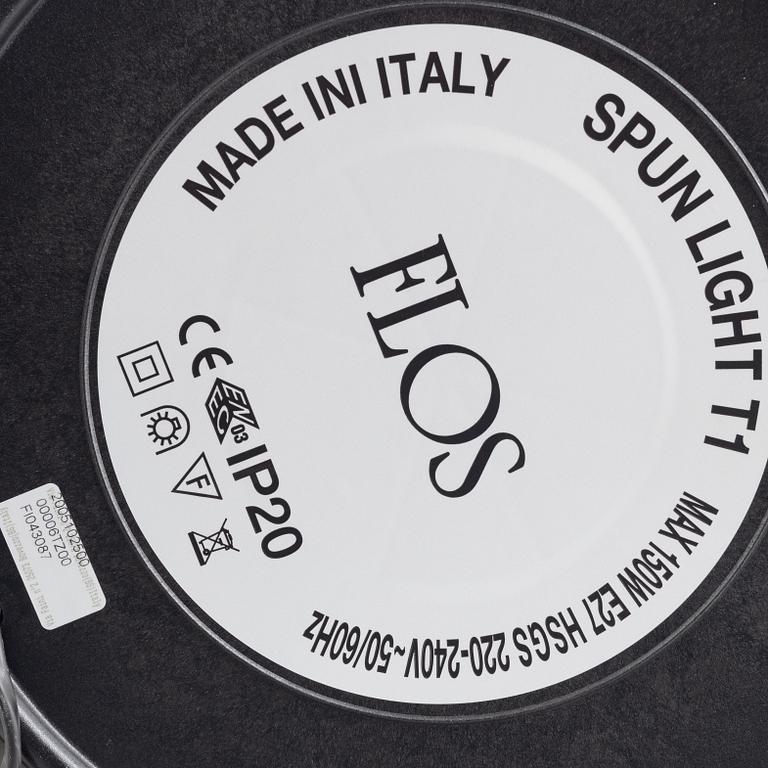 Sebastian Wrong, bordslampa, "Spun Light T1", Flos, Italien, 2000-tal.