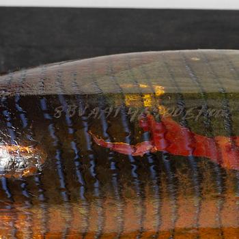 Bertil Vallien, a numbered glass sculpture, Kosta Boda, Sweden.