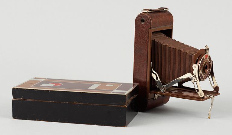 KAMERA, "Kodak gift nr 1 A", Walter Dorwin Teague, Eastman Kodak Company, Art Deco, USA 1930-31.