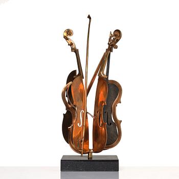 Arman (Armand Pierre Fernandez), "Sliced violin".