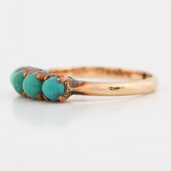 Turquoise ring.