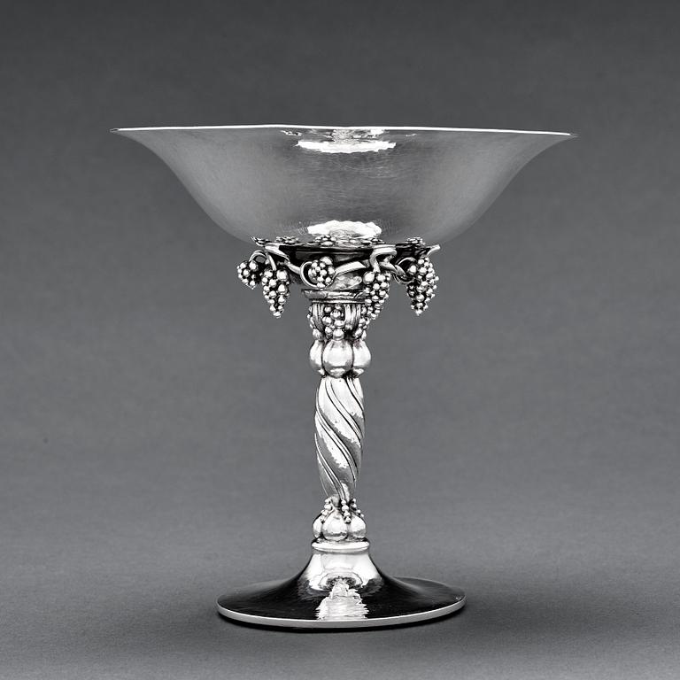 Georg Jensen, a sterling grape bowl, Copenhagen post 1945, (2012). Design nr 263B.