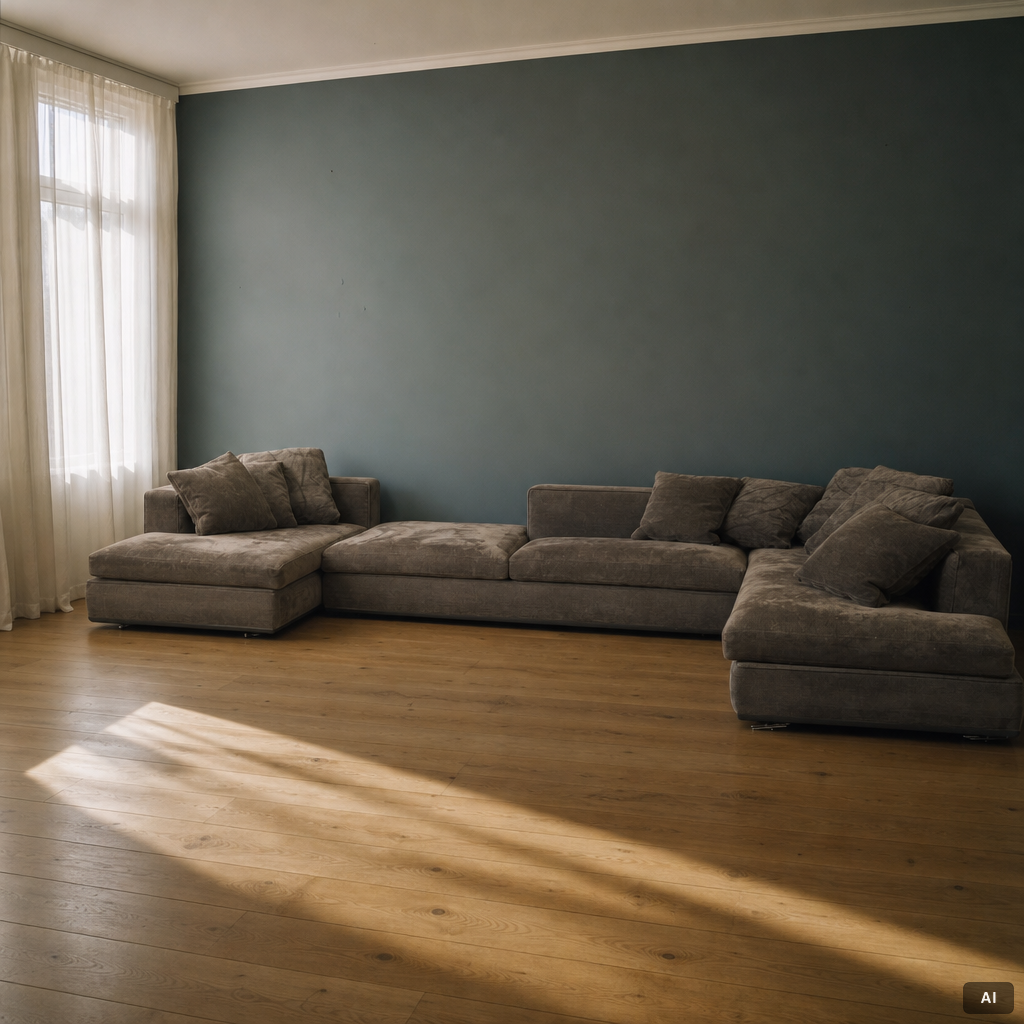 Minotti, soffa, samtida.