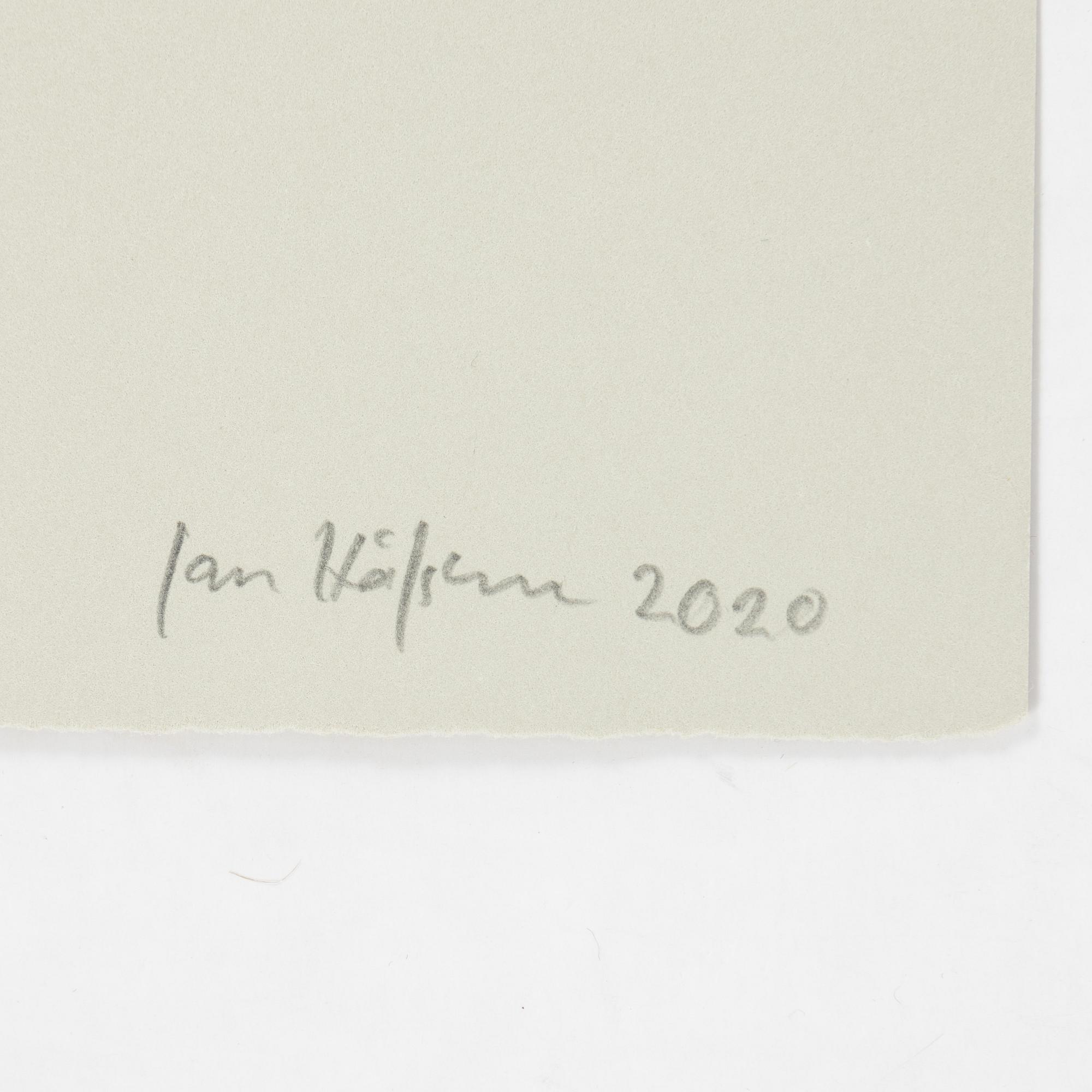 Jan Håfström, etching, 2020, signed 45/50.
