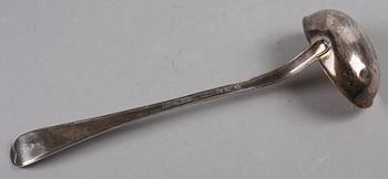 SOPPSLEV, silver, Julius Marianus Bergs Stockholm 1785.