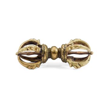 27. VAJRA, brons. Tibet, 1800-tal.