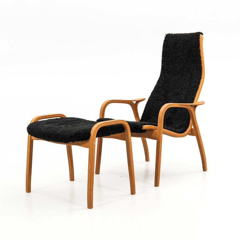 Yngve Ekström, armchair with footstool, "Lamino", Swedese.