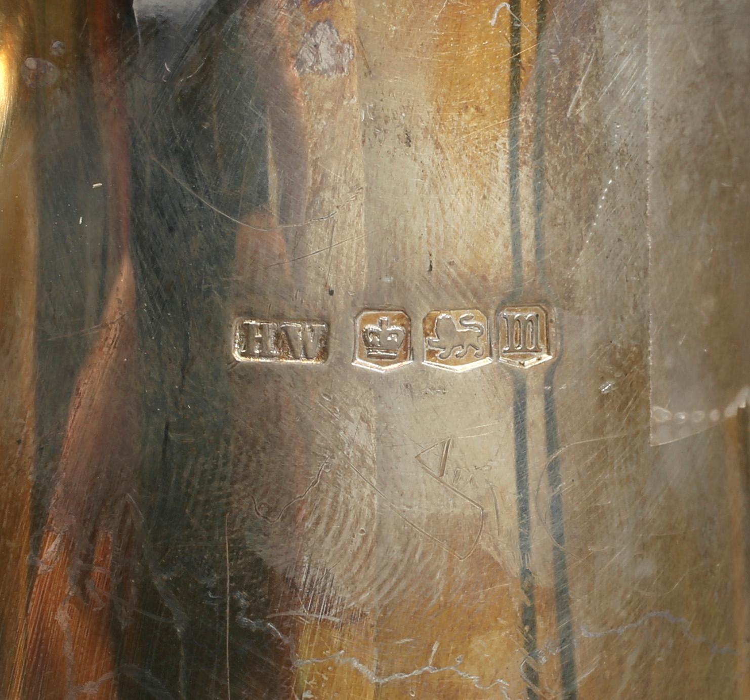 STOP, 4 st, silver, London resp Sheffield, 1900-29. Tot ca 1055 gram.
