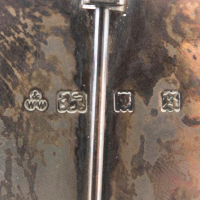 Writing set, silver, London, England, 1933, along with a letter opener, Hugo Strömdahl, Stockholm, 1953, and a seal.