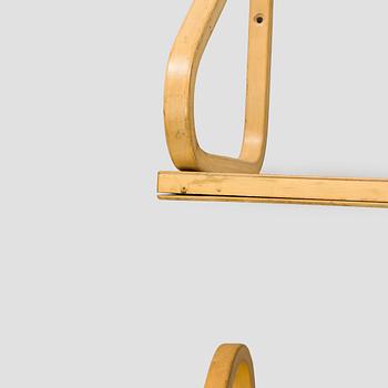 Alvar Aalto, two '112B' shelves, Artek, late 20th century.