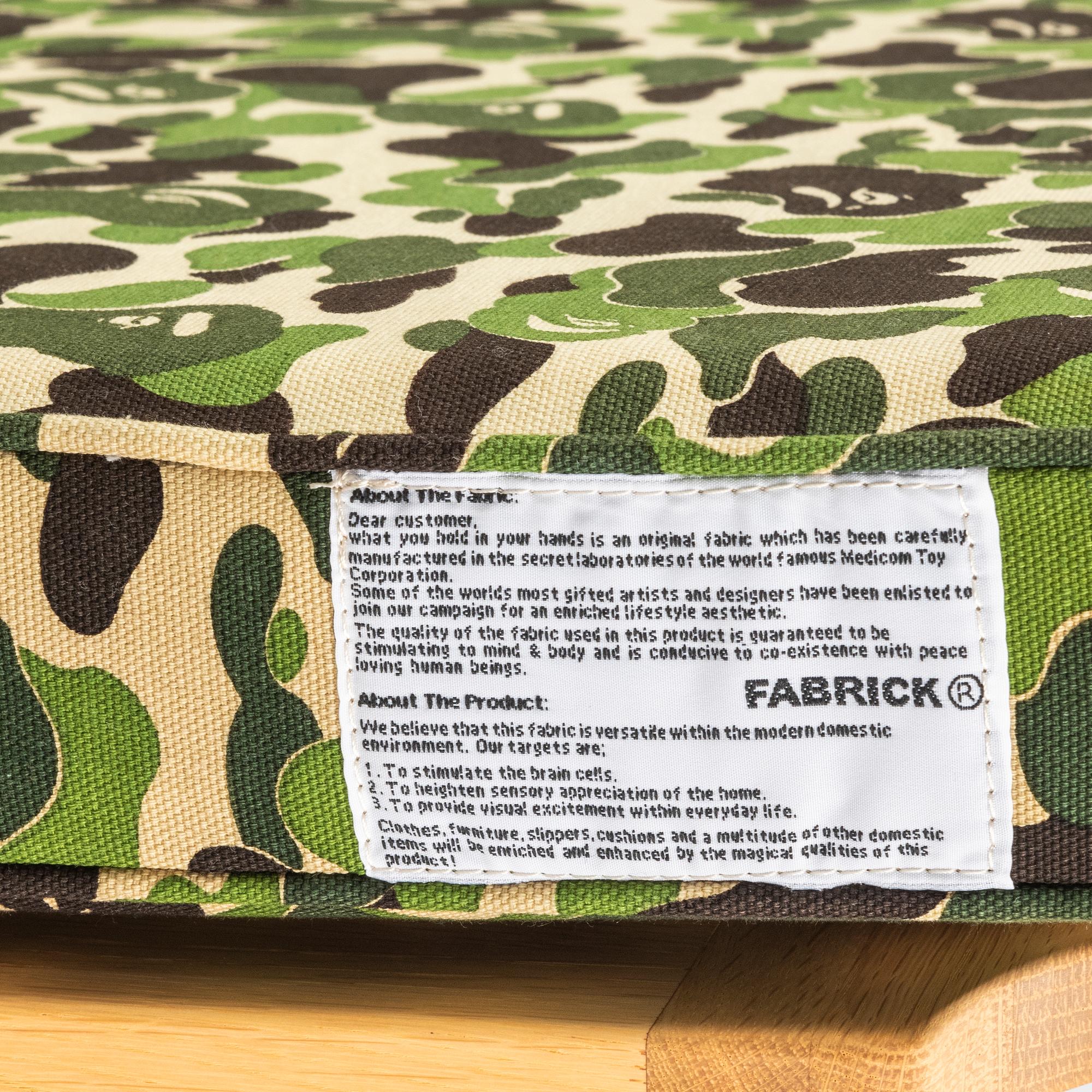 Bathing Ape (BAPE) x FABRICK x Karimoku, sofa, 'CAMO* 2012.