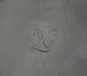 TOALETTSET, silver, 3 delar, Georg Jensen, 1900-tal.