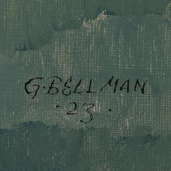 GUSTAF BELLMAN, Oil on canvas, signed and dated 1923.
