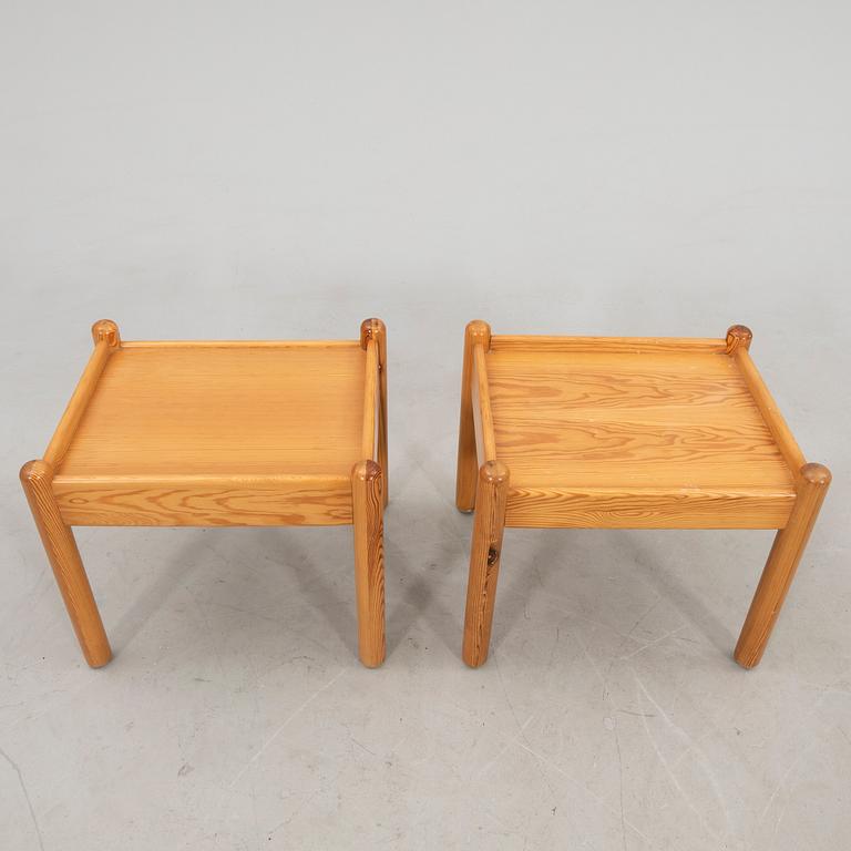 Console tables/side tables, a pair from the late 20th century.
