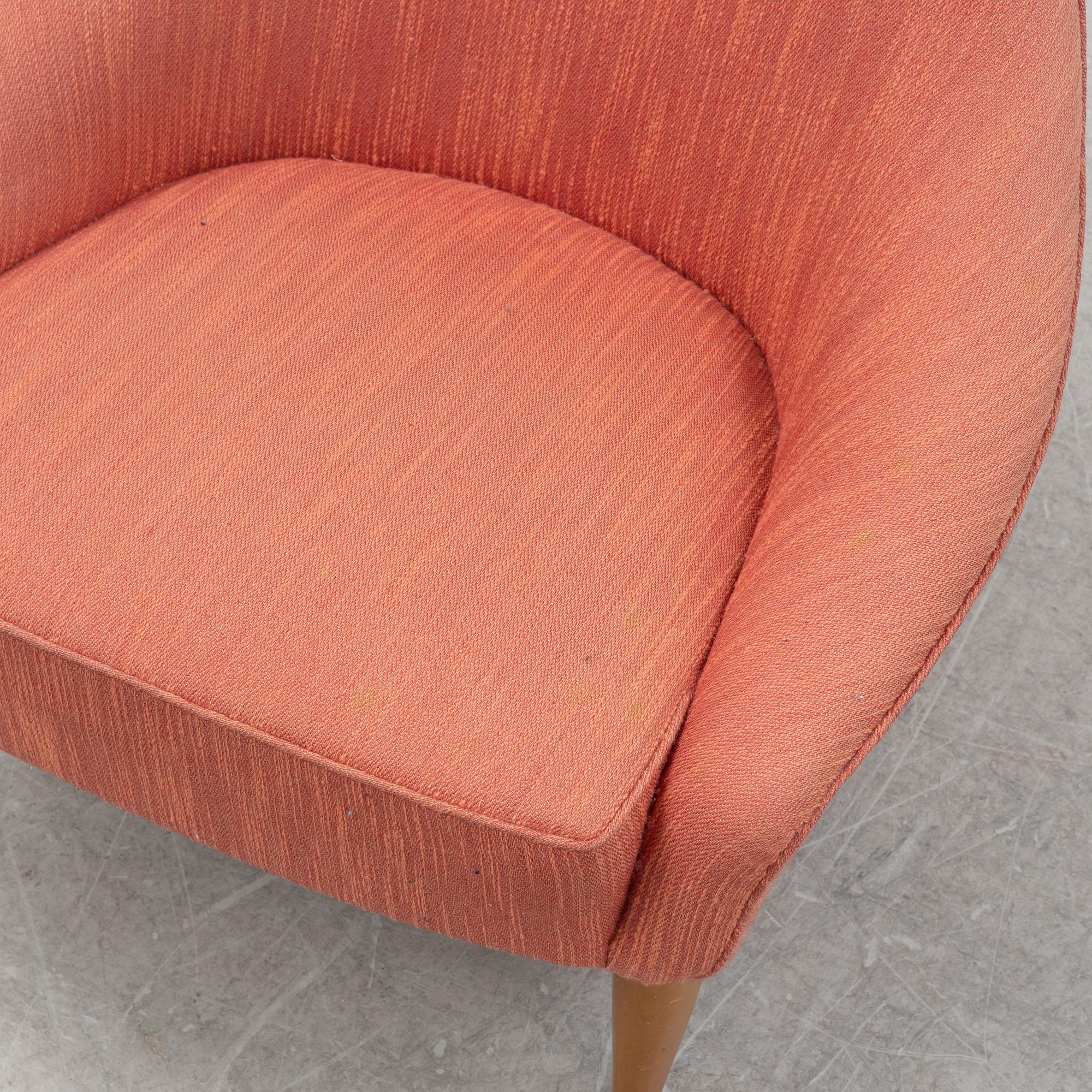 Kerstin Hörlin-Holmquist, a 'Lilla Eva' easy chair from Nordiska Kompaniet's 'Paradiset'-series, designed 1958.