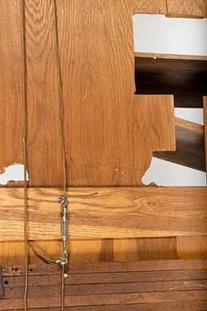 A mid 20th century oak archive cabinet.