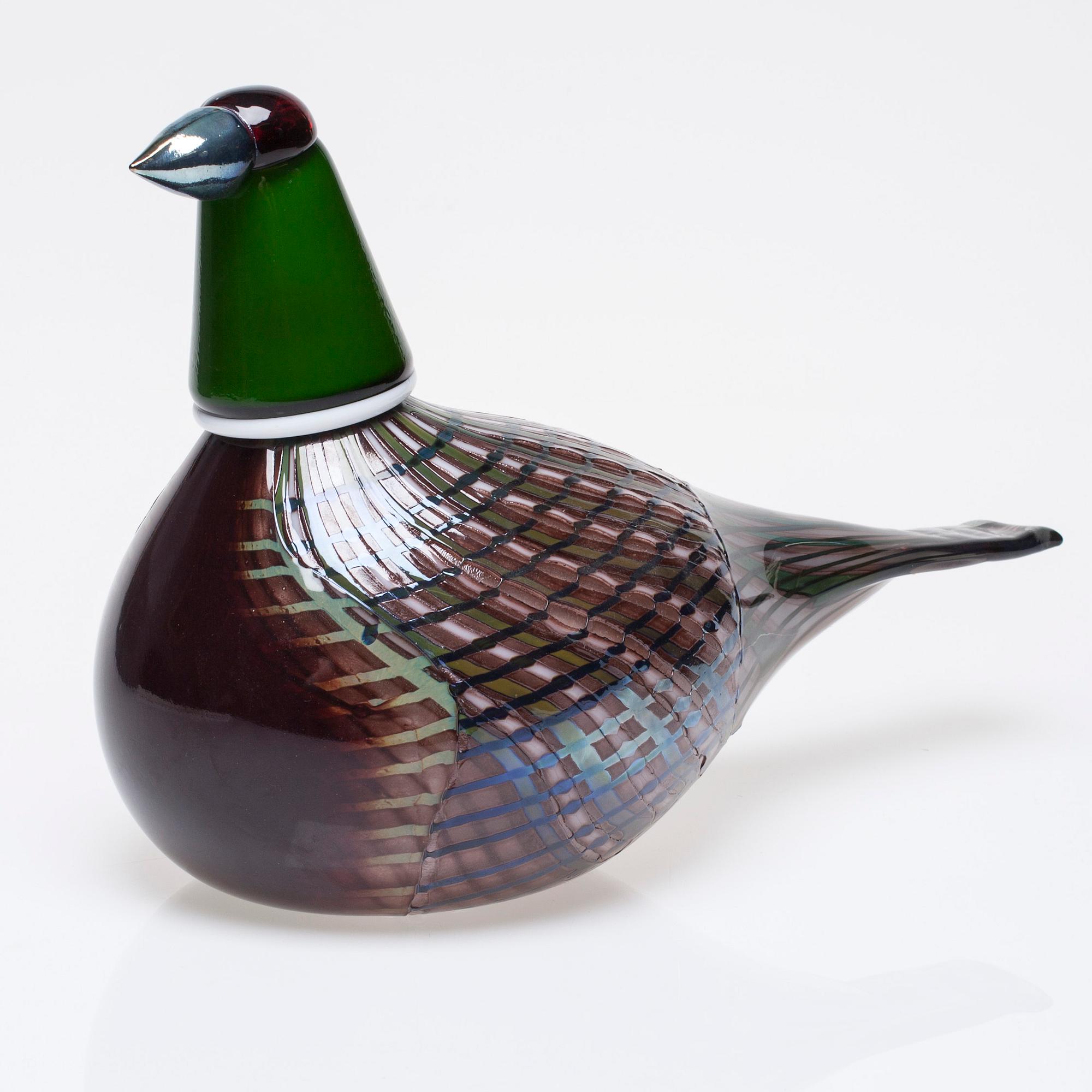 FIGURIN, glas, signerad och numrerad, O. Toikka Nuutajärvi 325/2000.