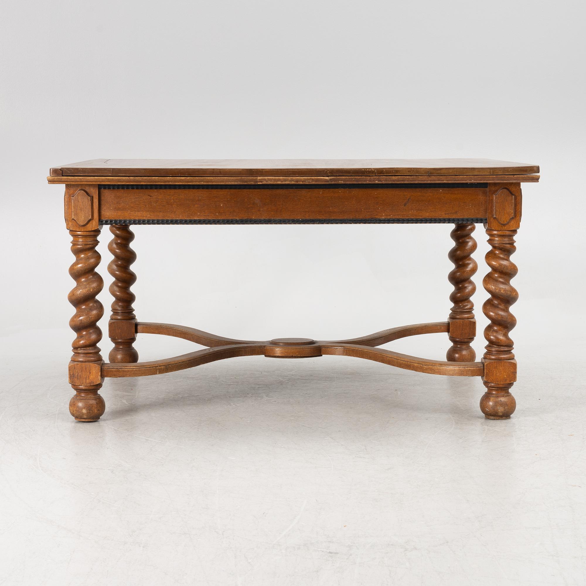 A Baroque style table, circa 1900.