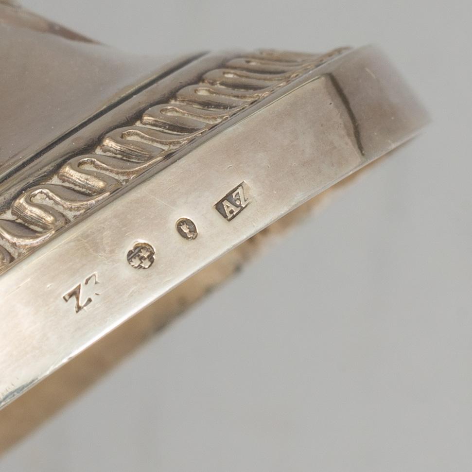 Adolf Zethelius, kaffekanna, silver, Stockholm 1830. Empire.