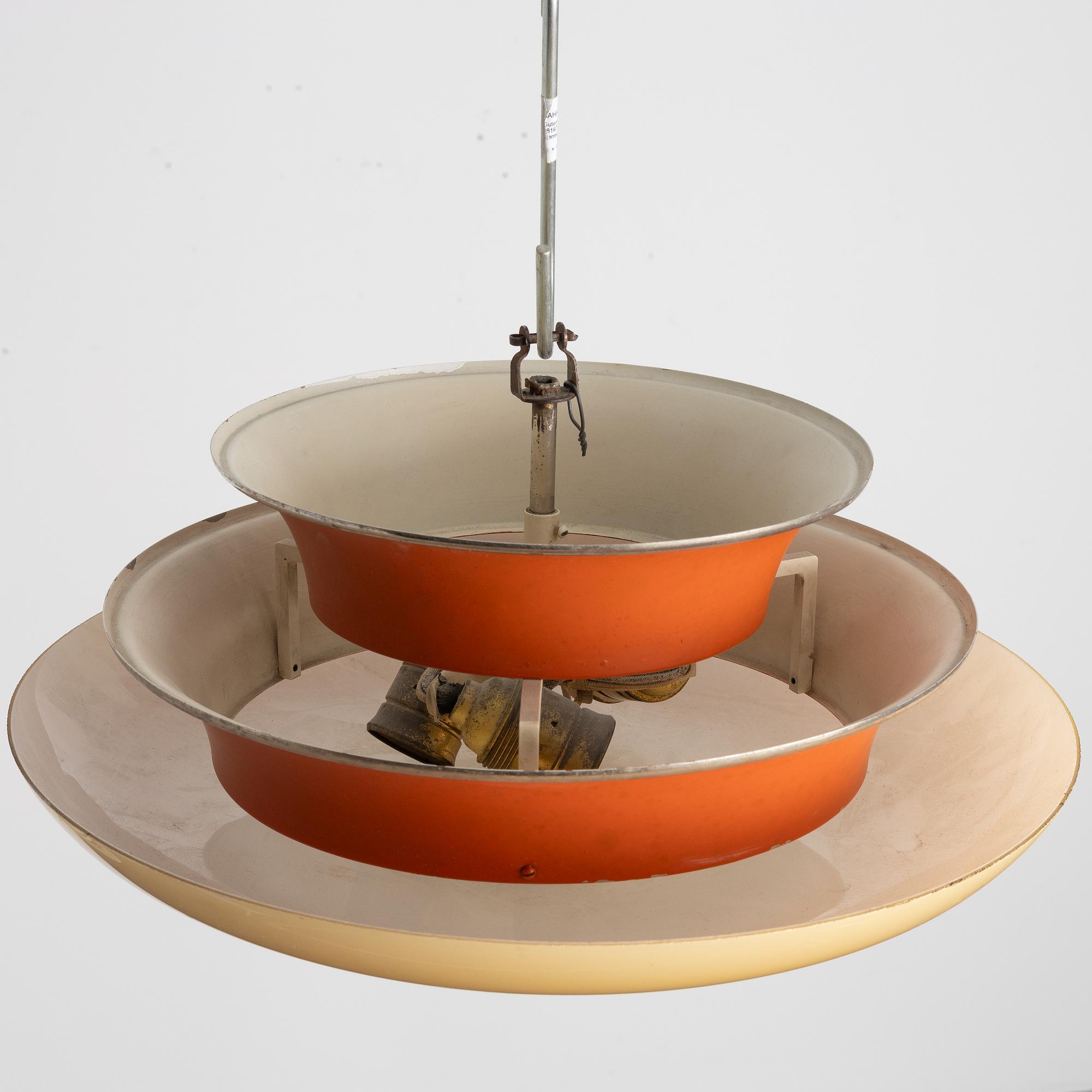 Erik Tidstrand, taklampa, modell "28973", Nordiska Kompaniet, 1930-tal.