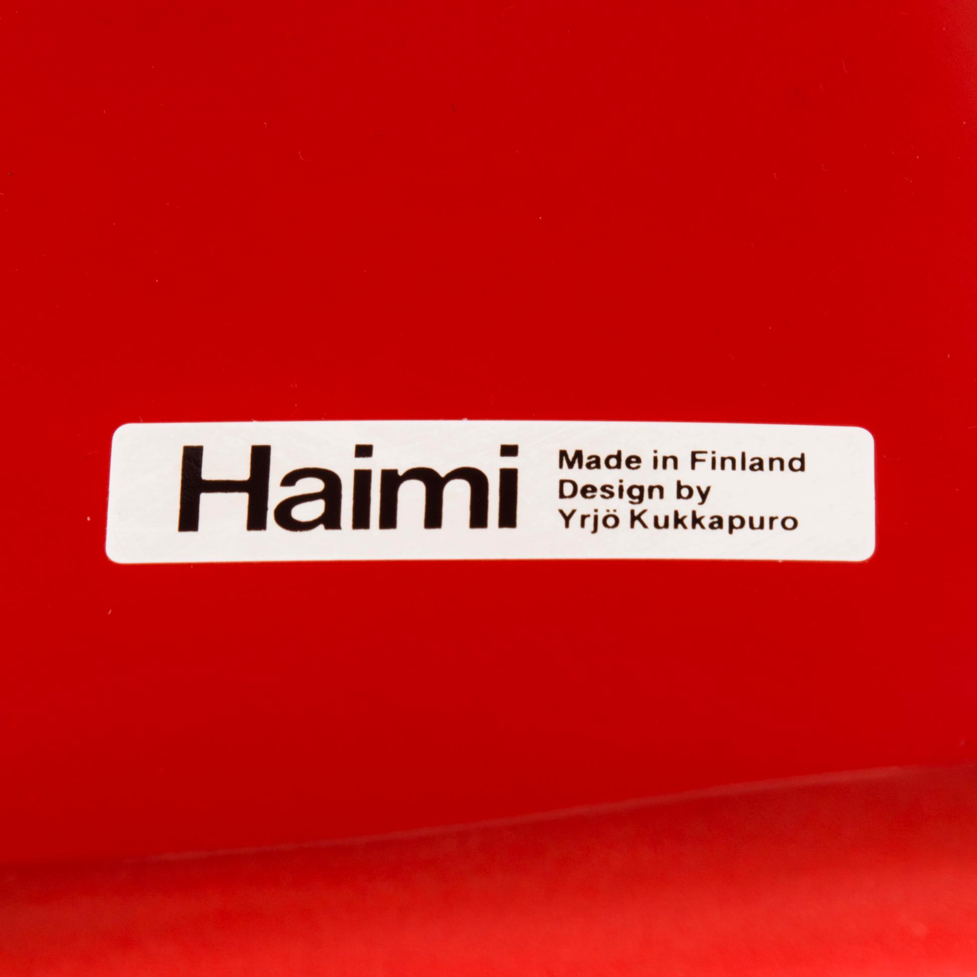 YRJÖ KUKKAPURO, nojatuoli ja rahi, "Karuselli" Haimi, 1970-luku.