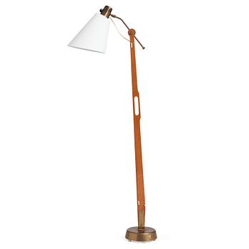 485. Hans Bergström, a floor lamp, model "544", ateljé Lyktan, Sweden 1940-50s.